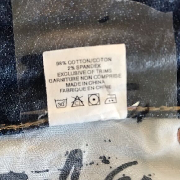 Silver Jeans Women’s Size 26 Capri Twisted Blue Bootcut Low Rise Cut Rolled Hem - Picture 11 of 11